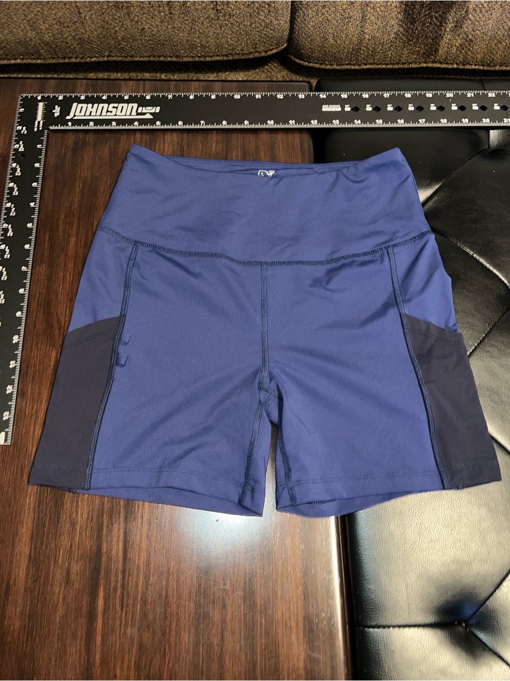 Vineyard Vines Navy and Deep Blue Athletic Shorts